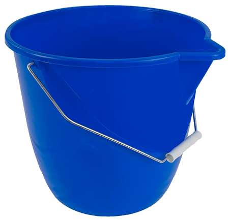 Image de SEAU ROND 12 L BLEU AVEC BEC VERSEUR