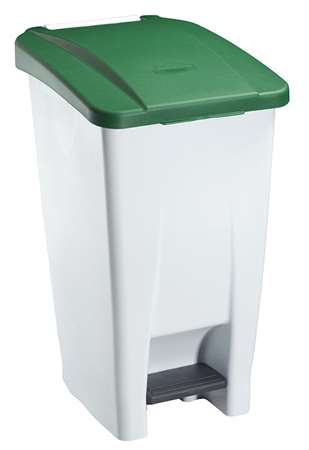 Image de POUBELLE A PEDALE 60L BLANC/VERT MOBILY