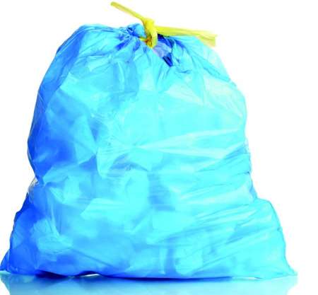 Image de SAC POUBELLE LIEN COULISSANT BLEU 30L X100