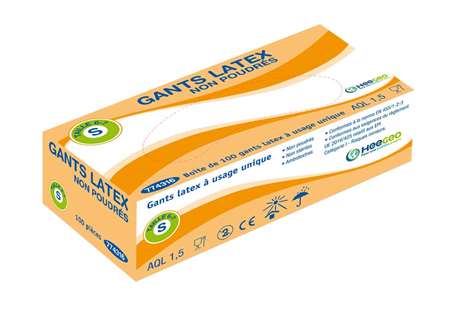 Image de GANT LATEX NON POUDRE X 100 TL