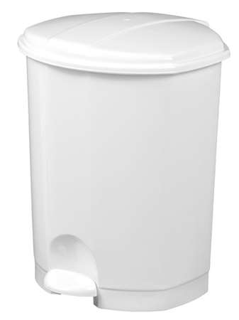 Image de POUBELLE A PEDALE 18L PRIMA PLASTIQUE BLC