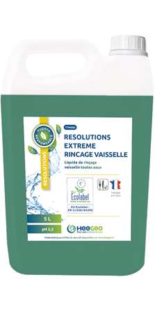 Image de RESOLUTIONS EXTREME RINCAGE VAISSELLE 5L ECOLABEL