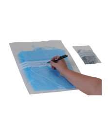 SACHET PRELEVEMENT POLYZIP A 3 BANDES 15X18 X 4000