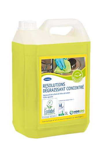 RESOLUTIONS DEGRAISSANT CONCENTRE 11 ECOLABEL X 5L