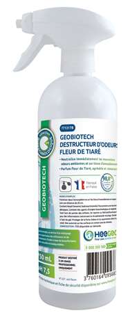 Image de GEOBIOTECH DESTRUCTEUR D'ODEURS FLEUR TIARE 750ML