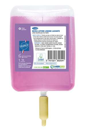 SAVON MAINS NEVEA ECOLABEL CARTOUCHE 10 X 1.2L