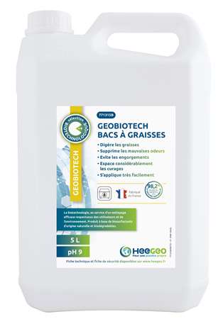 Image de GEOBIOTECH TRAITEMENT BAC A GRAISSES 5L