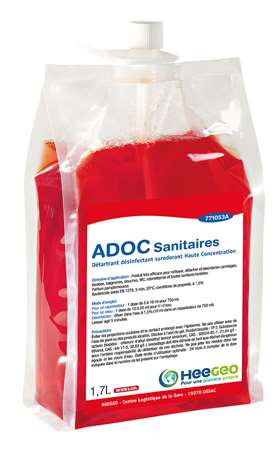 ADOC SANITAIRES DETARTRANT DESINF PAMPLEMOUSSE 4 X1.7L