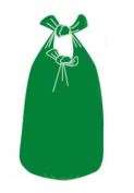 Image de SAC POUBELLE 110L 2 NOEUDS ETOILE VERT FONCE X 200