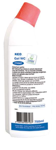 KEO GEL WC 750ML ECOLABEL