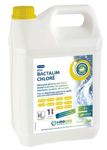 BACTALIM CHLORE DETERGENT DEGRAISSANT DESINFECT 5L