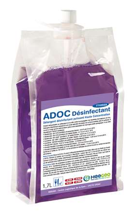 Image de ADOC DESINFECTANT DETERGENT EUCALYPTUS 4  X 1.7L
