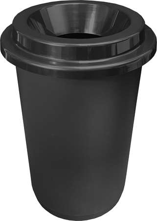 Image de POUBELLE DONUTS NOIRE 50L