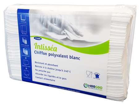Image de CHIFFON INTISSEA NON TISSE BLANC SACHET DE 100