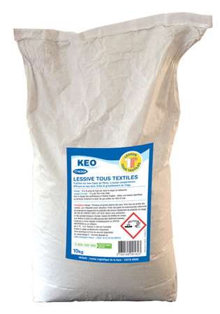 KEO LESSIVE LINGE TOUS TEXTILES FLEURI 10KG