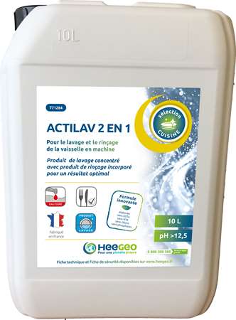 Image de ACTILAV L 2 EN 1 LAVAGE+RINCAGE VAISSELLE EN MACHINE 10L