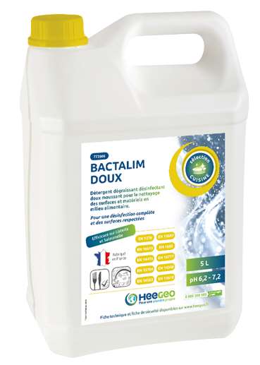 BACTALIM DOUX DETERGENT DEGRAISSANT DESINFECT MOUSSANT 5L