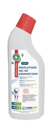 Image de RESOLUTIONS GEL WC DESINFECTANT ECOCERT X 750ML