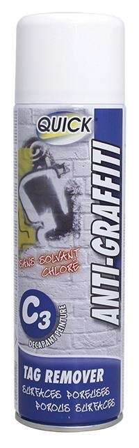 Image de ANTIGRAFFITI SANS SOLVANT CHLORE C3 SURFACE POREUSE 500MLX12