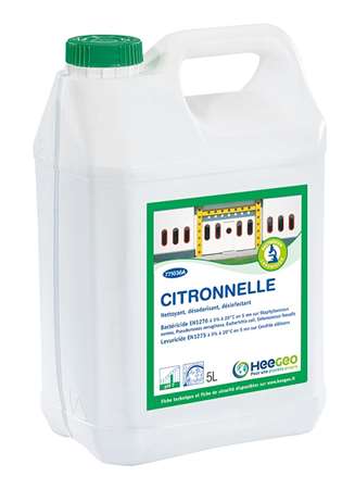 Image de TENOR CITRONELLE DETERGENT DESODORISANT SANS RINCAGE 5L