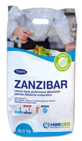 ZANZIBAR LESSIVE DETACHANTE SPECIALE HOTEL RESTAURANT 13.5KG