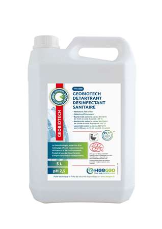 Image de GEOBIOTECH DETARTRANT DESINFECTANT SANITAIRES 5L ECOCERT