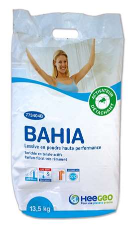 BAHIA LESSIVE POUDRE SANS PHOSPHATE FLORAL 13.5KG