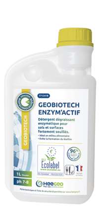 Image de ENZYM'ACTIF DETERGENT DEGRAISSANT ENZYMATIQUE 1L
