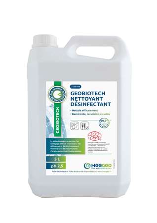 GEOBIOTECH NETTOYANT DESINFECTANT SURFACE 5L ECOCERT