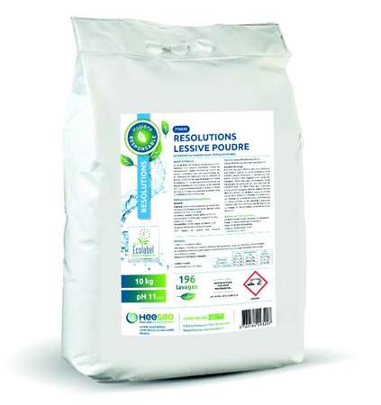 Image de RESOLUTIONS LESSIVE POUDRE 10KG ECOLABEL