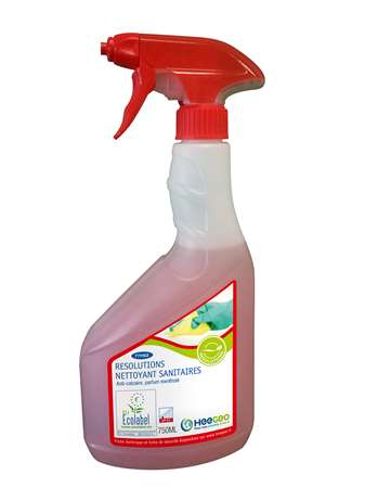 RESOLUTIONS NETTOYANT SANITAIRE ECOLABEL 750ML