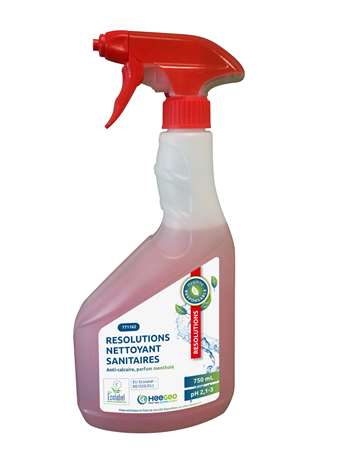 Image de RESOLUTIONS NETTOYANT SANITAIRE ECOLABEL 750ML