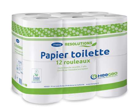 Image de PH PETIT ROULEAU 200F 20M OUATE RECYCLEE COLIS 96 ECOLABEL