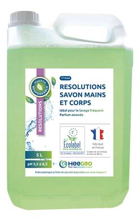 Image de SAVON MAINS ET CORPS RESOLUTIONS ECOLABEL 5L