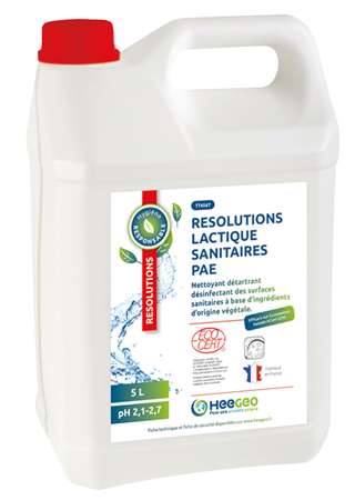 Image de RESOLUTIONS LACTIQUE SANITAIRES PAE 5L ECOCERT