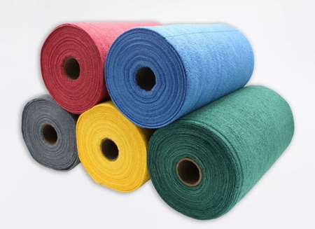 BOBINE LAVETTE MICROFIBRE TRICOT FIRST 30x30 ORANGE75 FORMAT
