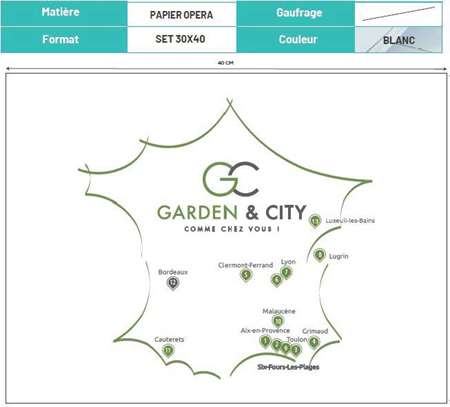SET 30X40 BD OPERA GARDEN CITY X 500
