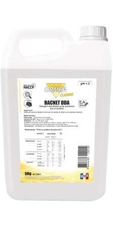 Image de BACNET DDA DETERG.DESINF.ACIDE ALIMENTAIRE SOLS&SURFACES 5KG