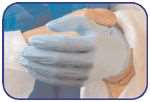 Image de GANT NITRILE BLEU NON POUDRE X 100 TL