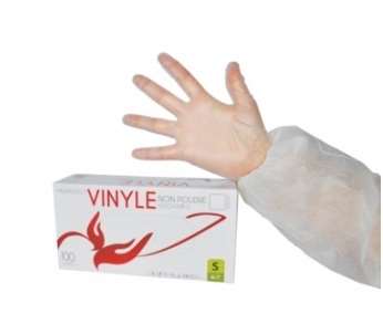 Image de GANT VINYLE NON POUDRE QUALITE PRO X 100 TL