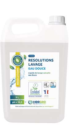 Image de RESOLUTIONS LAVAGE EAU DOUCE ECOLABEL 5L