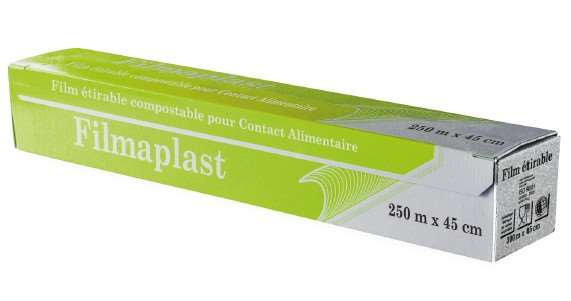 Image de FILM ALIMENTAIRE GREEN 250x0.45cm BOÎTE DISTRI. CARTON