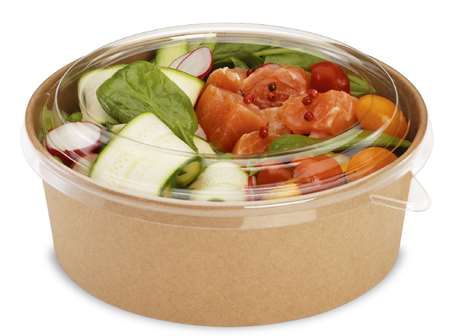 Image de SALADIER ROND KRAFT BRUN 750cc SACHET DE 50