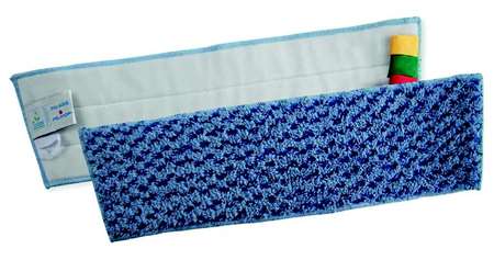 Image de BANDEAU MICROFIBRE PULISCRUB BLEU VELCRO 40CM ECOLABEL