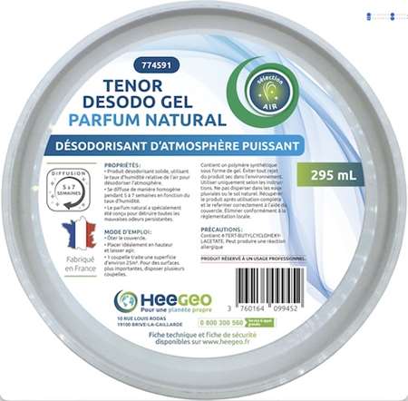 Image de TENOR DESODO GEL PARFUM NATURAL POT 295ML